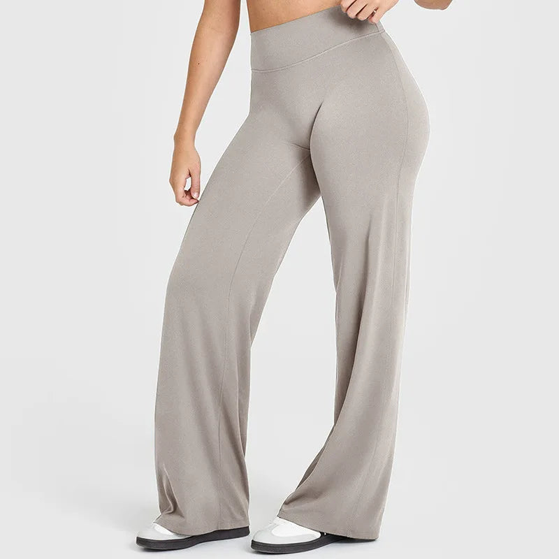 Sway&Sage High Waist Casual Comfortable Flared Trousers for Women