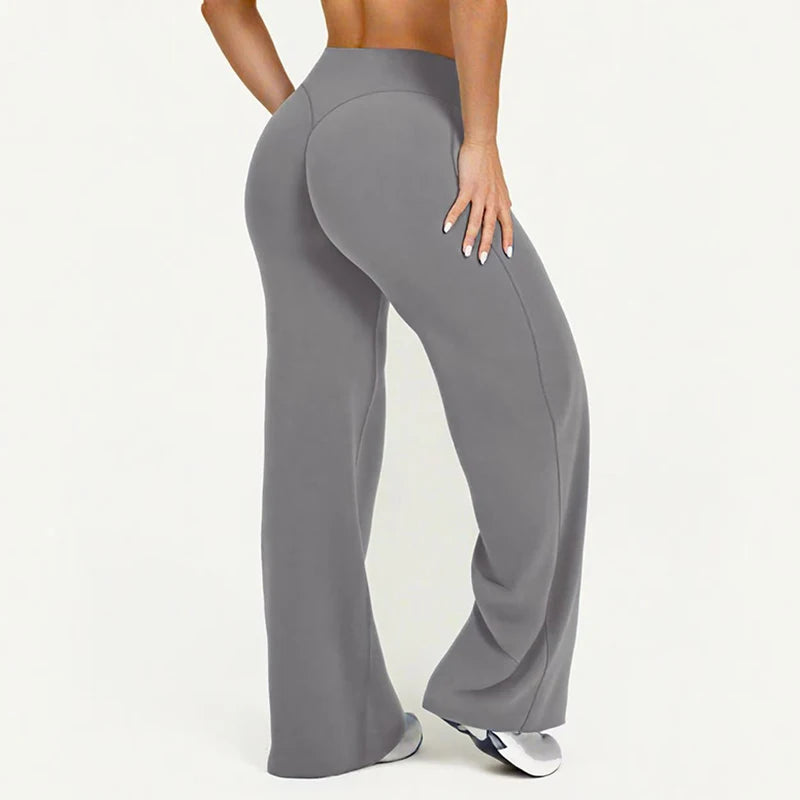 Sway&Sage High Waist Casual Comfortable Flared Trousers for Women