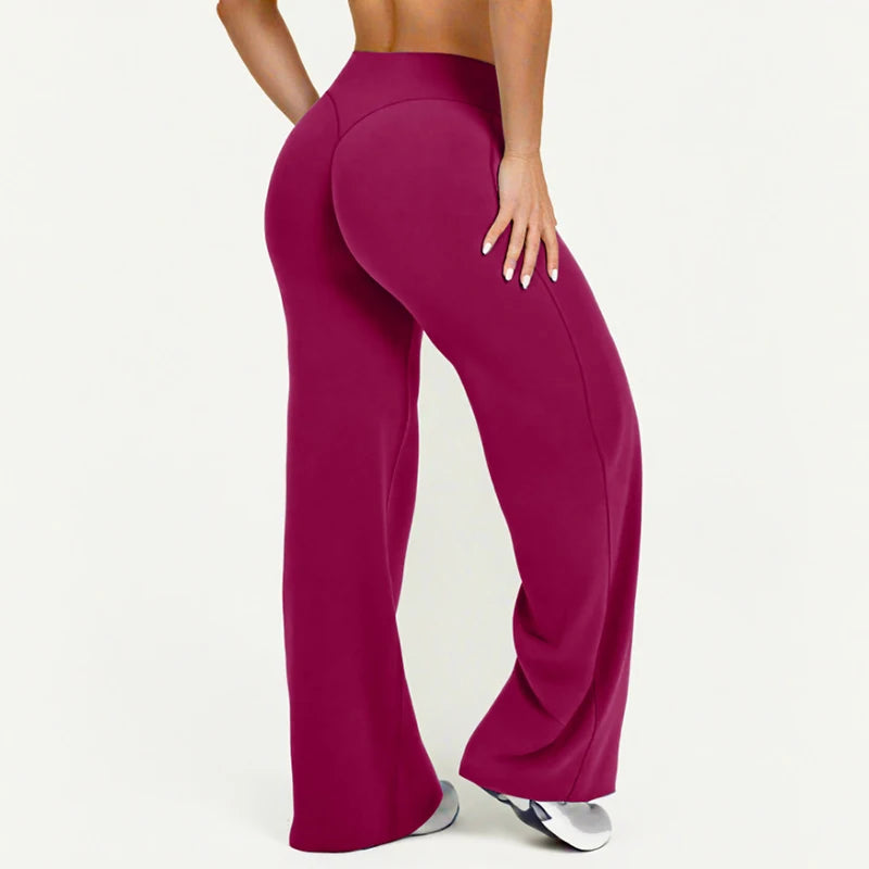 Sway&Sage High Waist Casual Comfortable Flared Trousers for Women
