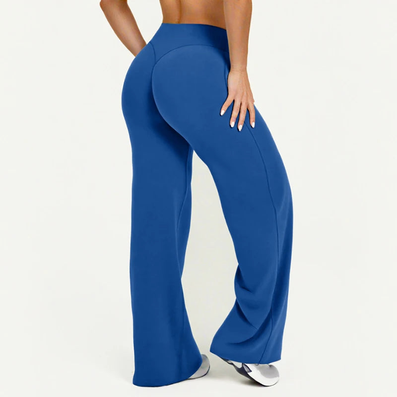 Sway&Sage High Waist Casual Comfortable Flared Trousers for Women