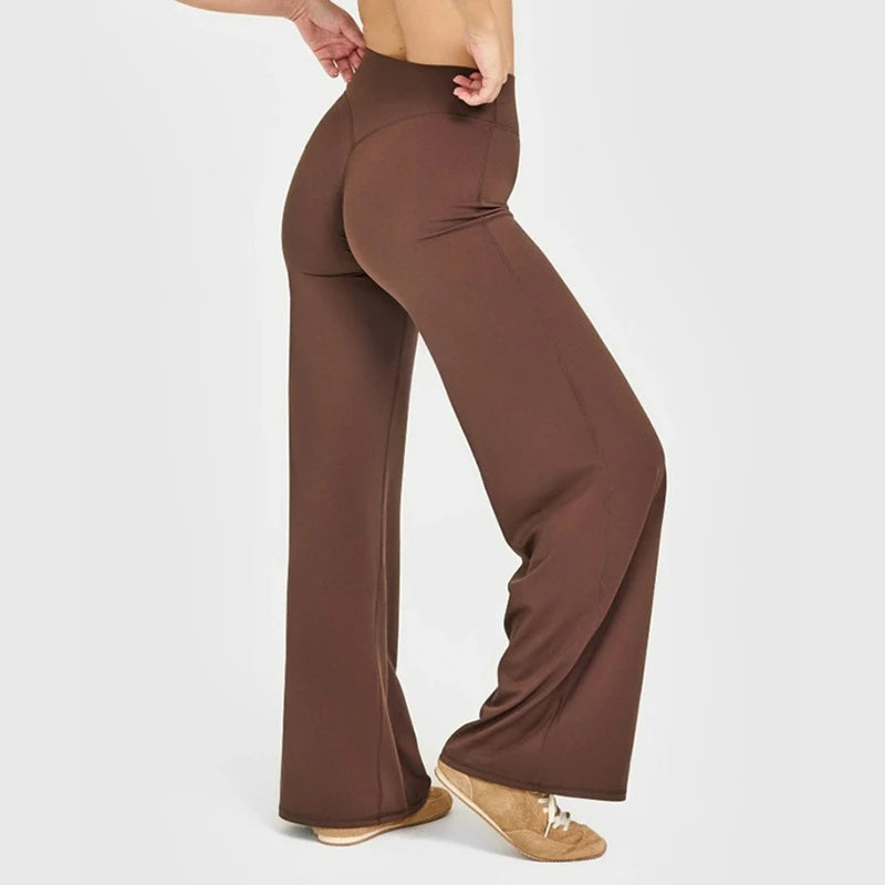 Sway&Sage High Waist Casual Comfortable Flared Trousers for Women