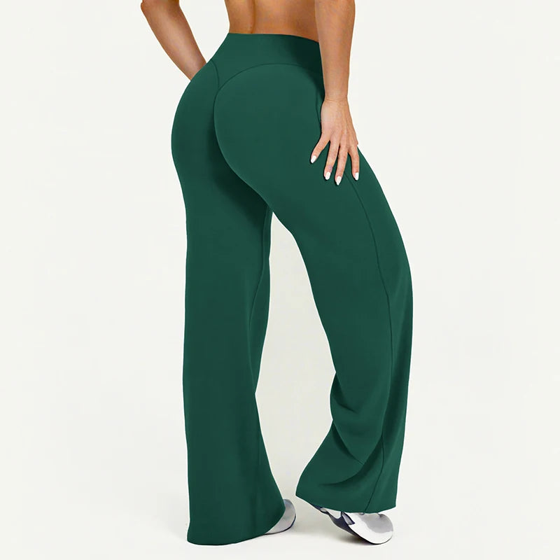 Sway&Sage High Waist Casual Comfortable Flared Trousers for Women