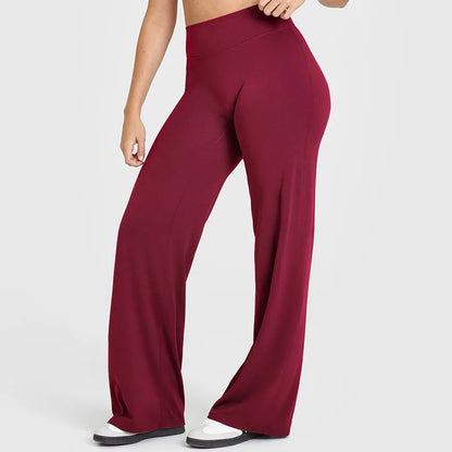 Sway&Sage High Waist Casual Comfortable Flared Trousers for Women