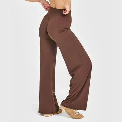 Sway&Sage High Waist Casual Comfortable Flared Trousers for Women