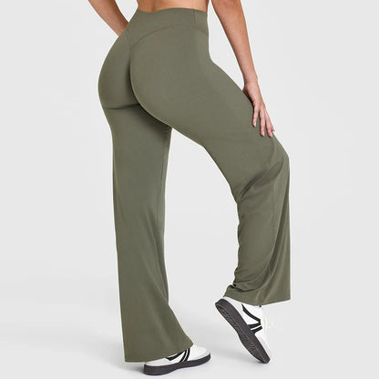 Sway&Sage High Waist Casual Comfortable Flared Trousers for Women